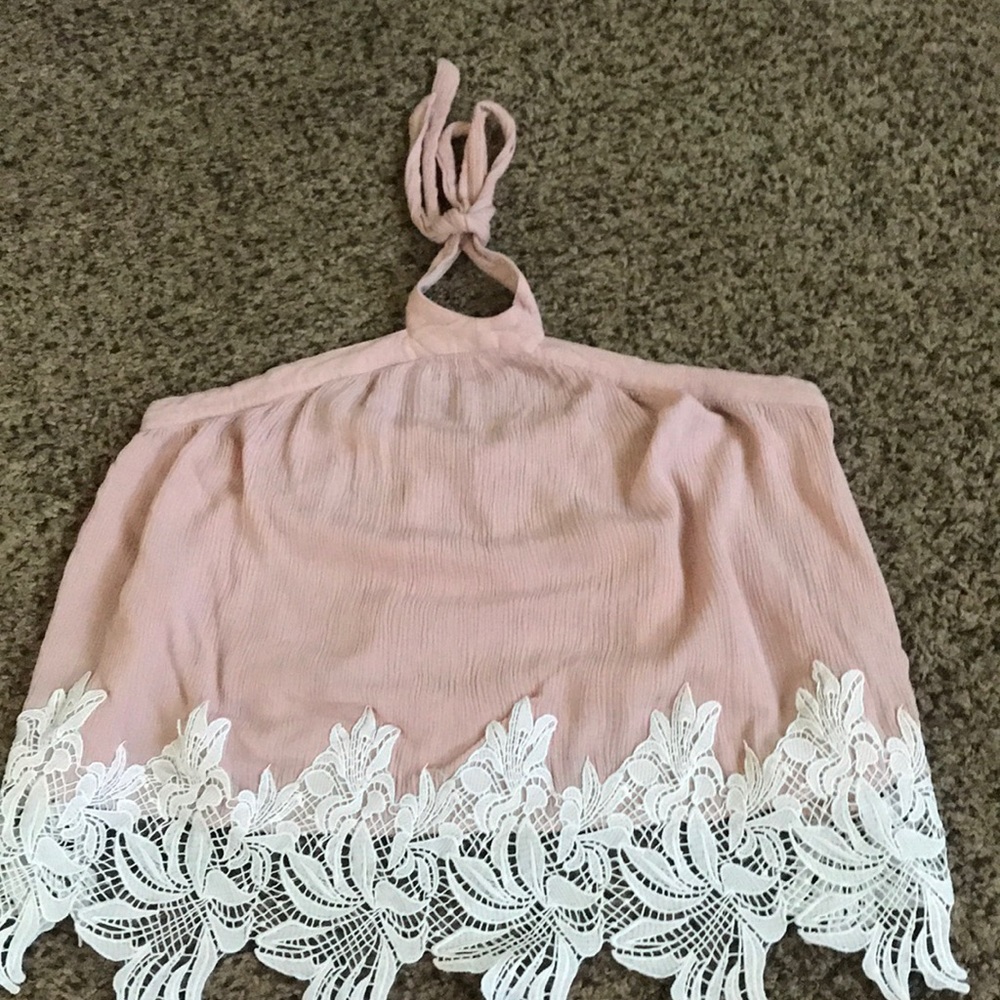 Pink halter tank